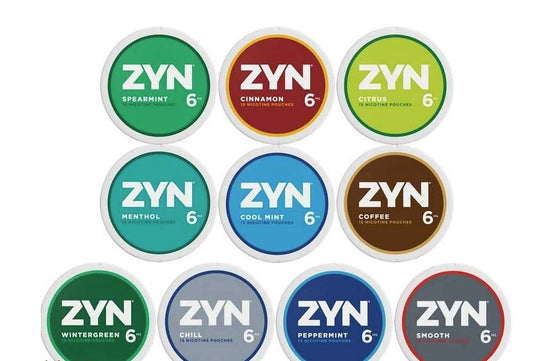 Zyn Nicotine Pouches - 6MG (5 Cans)